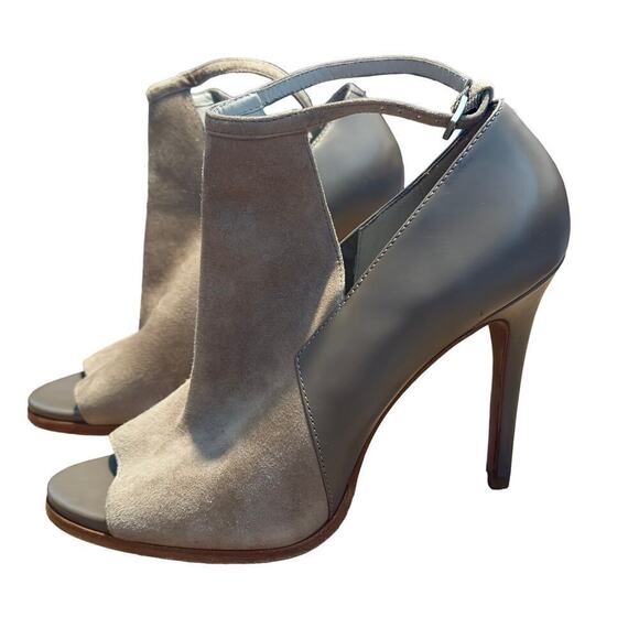 Costume National Peep Toe - Beige Booties - Size 10 - Picture 5 of 9